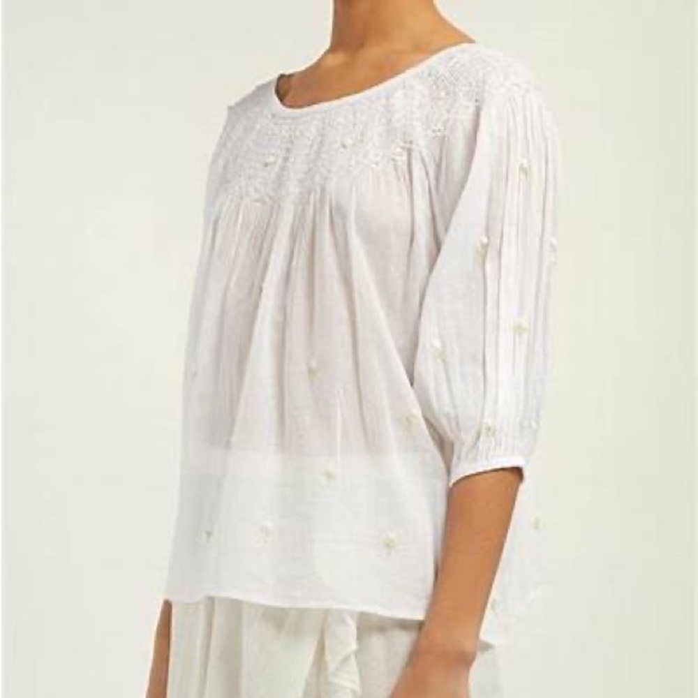 Mes Demoiselles Bourgeon Embroidered Blouse